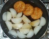 さつま揚げと大根のダイエットに簡単煮物作り方4写真
