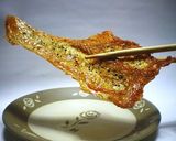 パリッパリの鶏皮プレス焼き作り方4写真