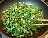 ふきの葉の味噌炒め作り方3写真