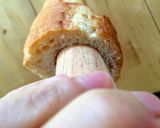 フランスパンのポテトサラダ詰め作り方1写真