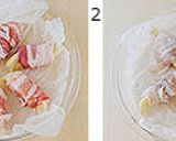 レンジで簡単！じゃがいもの豚肉巻きサラダ作り方3写真