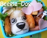 エビ寄せフライ(冷凍食品)でキャラ弁♪作り方6写真