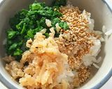 わさび菜と海苔のおにぎらず作り方2写真
