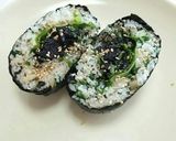 わさび菜と海苔のおにぎらず作り方6写真