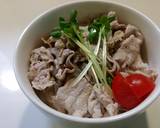 坦々豚シャブ丼作り方3写真