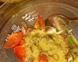 オクラと茗荷の梅おろし大根和え作り方5写真
