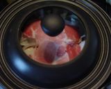 キャベツ＆豚肉蒸し　ケチャマヨソース添え作り方3写真