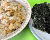 雑穀＋桜エビと塩こんぶの炊き込みご飯作り方3写真