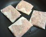 簡単♪お弁当にも♪ハンバーグ風春巻き作り方7写真