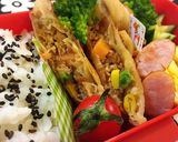 簡単♪お弁当にも♪ハンバーグ風春巻き作り方9写真