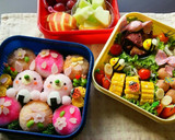 お花見弁当♡うさちゃんと桜おにぎり♪作り方7写真