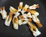 お弁当に♪くるりん竹輪の照りマヨ焼き作り方3写真