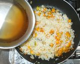 かぼちゃの牛乳チーズピラフ♪フライパンで作り方6写真