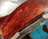 豚もも塊の春キャベツ蒸し作り方1写真