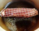 豚もも塊の春キャベツ蒸し作り方2写真