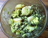 アボカド＆エビ＆塩昆布の和えもの♪作り方4写真
