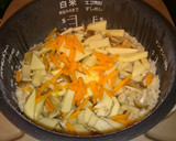 我が家のたけのこ炊き込みご飯！作り方4写真