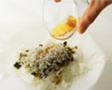 じゃこと高菜のチャーハン作り方1写真