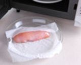 鶏ハム レモンソース添え作り方4写真