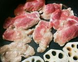 塩豚肩ロースの薄切り焼き作り方2写真