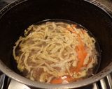 ひき肉と卵スープのうどん(ローミー)作り方3写真