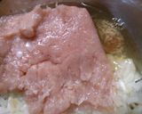 簡単チキンハンバーグ♪おろしポン酢ソース作り方5写真
