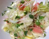 サーモン•キャベツ•新タマネギの春サラダ作り方6写真