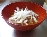 最速の生玉ねぎの味噌汁作り方3写真