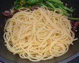 ほたるいかと菜の花の春パスタ作り方6写真