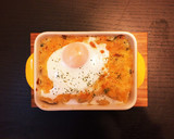 簡単！半熟卵のほうれん草グラタン作り方7写真
