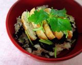 残り物で♪鶏ごぼうバーグのお茶漬け丼作り方6写真