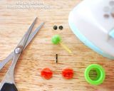 簡単♪お口あ〜んの白くまくんキャラ弁当作り方3写真