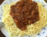 ミートソーススパゲッティ(母の味)作り方10写真