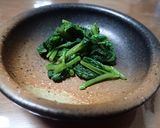 コウモリソウのお浸し(珍品料理?)作り方3写真