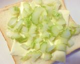 セロリ×ベーコンのSPICYトースト作り方4写真