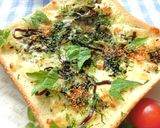 磯＊紫蘇香る❀胡麻チーズ和トースト作り方3写真