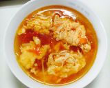 蕃茄蛋花湯〜トマトと卵の中華スープ〜作り方5写真