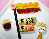 子供の日クレープdeかぶと(ฅ'ω'ฅ)作り方9写真