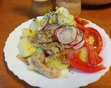 まるごとジャガイモとキャベツの温野菜～*作り方5写真
