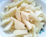 まるごとじゃがいものカラフル炒めサラダ作り方1写真