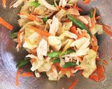 鶏ささみキャベツのわさび醤油和え作り方6写真