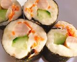 co-op魚肉ソーセージで海苔巻き春弁当作り方4写真
