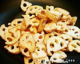 *常備菜*豚肉と蓮根の黒酢生姜炒め♡作り方5写真