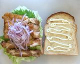 照り焼きチキンサンド作り方2写真