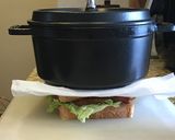 照り焼きチキンサンド作り方3写真