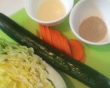 春キャベツ浅漬♪顆粒ダシ＋酢♪ポリ袋で作り方1写真