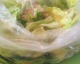春キャベツ浅漬♪顆粒ダシ＋酢♪ポリ袋で作り方4写真