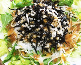和風ドレで食べるひじきともち麦のサラダ作り方8写真