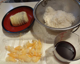 筍とあおやぎ貝の炊き込みご飯作り方1写真
