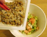 丸ごとトマトとキャベツの納豆サラダ作り方7写真